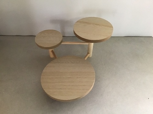 Wooden plant Stand, 3-Tier, LOT of 6 , New, Retail - $5 - Lot 209