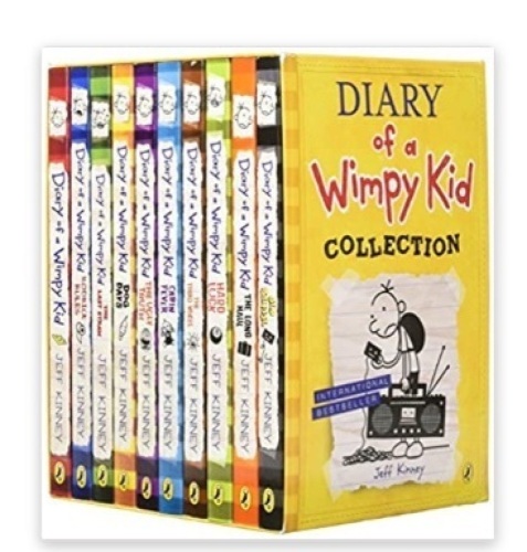Diary of a Wimpy Kid Series Collection 12 Books Set By JeffKinney (Diary of a Wimpy Kid, Rodrick Rules,The LastStraw,Dog Days,The Ugly Truth, Cabin Fever, The ThirdWheel,Hard Luck Paperback, New, Retail - $48 - Lot 228
