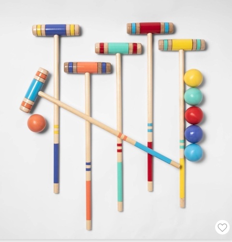 Kids' Croquet Lawn Sports Set - Sun Squad, Like New, Retail - $25.50 - Lot 318