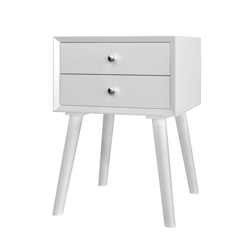 Wooden Nightstand with 2 Drawers - Lot 178