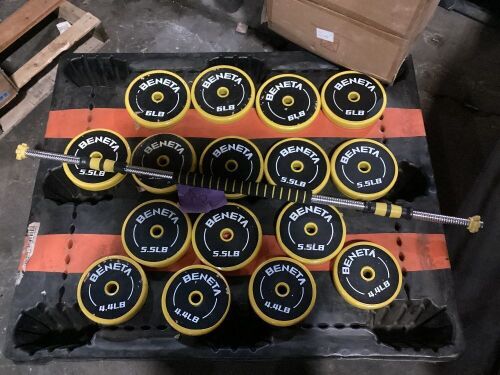 Adjustable Barbell Weight Set  - Lot 224