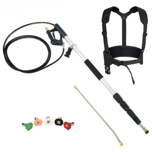 Telescoping Pressure Washer Spray Wand - 18ft, 4000 PSI - Lot 337