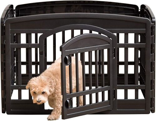 IRIS USA 4-Panel Dog Playpen - 24" Height - Lot 345