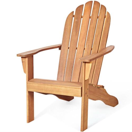 Wooden Adirondack Chair with Ergonomic Design - Lot 376