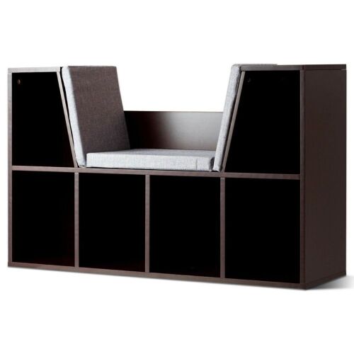 6-Cubby Kid Storage Bookcase with Cushion - Lot 394