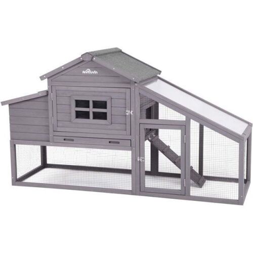 Aivituvin Wooden Chicken Coop with Nest Box - Lot 500