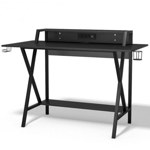 Gaming Desk with Cup & Headphone Holder - Lot 557