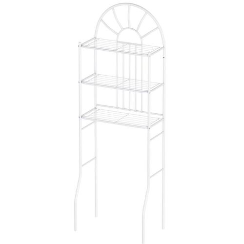 Bathroom Towel Storage Rack with 3 Shelves - Lot 730