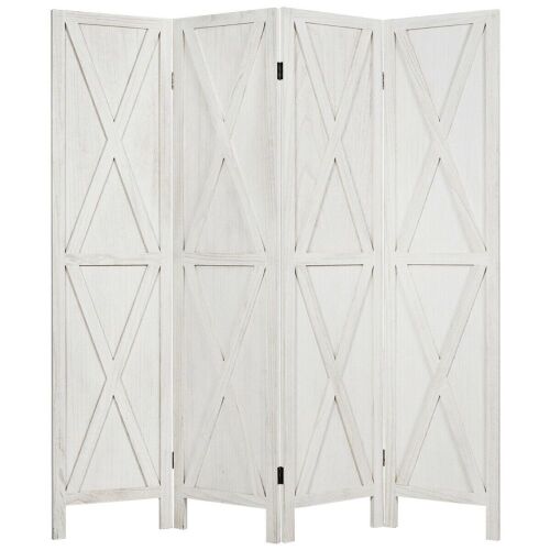 4-Panel Folding Room Divider - 5.6ft - Lot 951