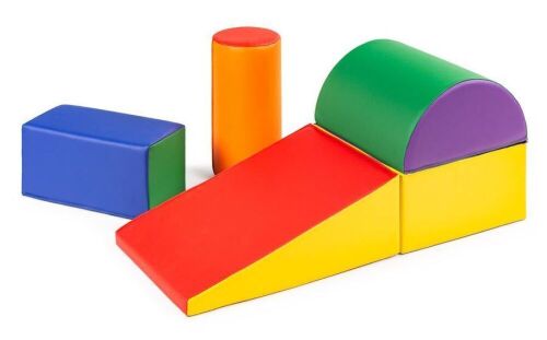 5-Piece Kids Climb & Crawl Soft Foam Shapes Structure Playset - Lot 1071