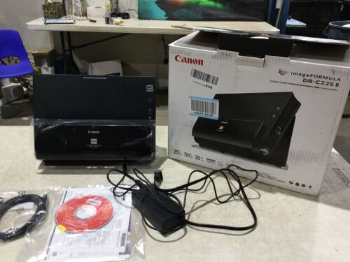 Canon ImageFORMULA DR-C225 II Office Document Scanner - Lot 275