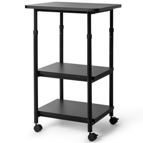 3-Tier Adjustable Printer Stand with Wheels - Lot 364
