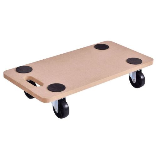 Pack of 2 Wooden Rectangle Ultility Cart - 440lb Load Capacity - Lot 374