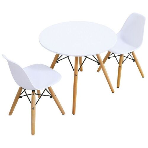 Kids Modern Dining Table and Chair Set - Lot 458