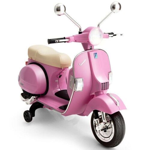 Kids 6V Ride-On Vespa Scooter with Headlight - Lot 111