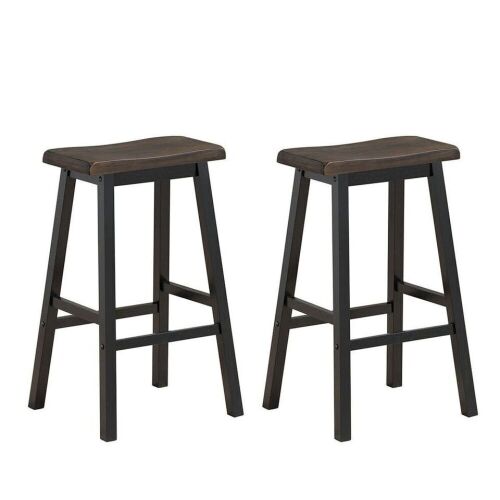 Set of (2) 29in Bar Stools - Brown-Gray - Lot 898