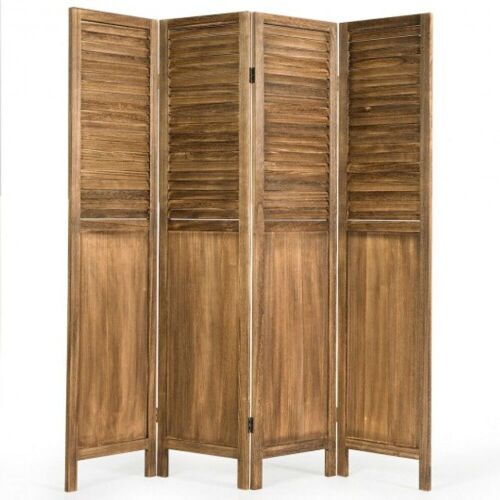 5.6ft 4-Panel Room Divider - Lot 619