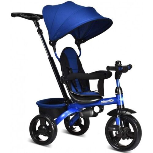 Kids Tricycle with Adjustable Push Handle  - Lot 532