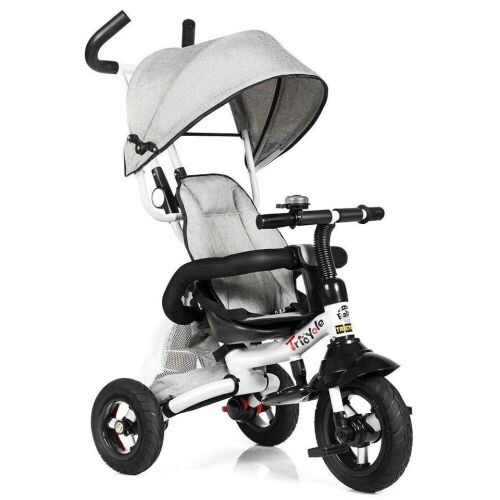 Baby Stroller Learning Tricycle - Gray - Lot 1012