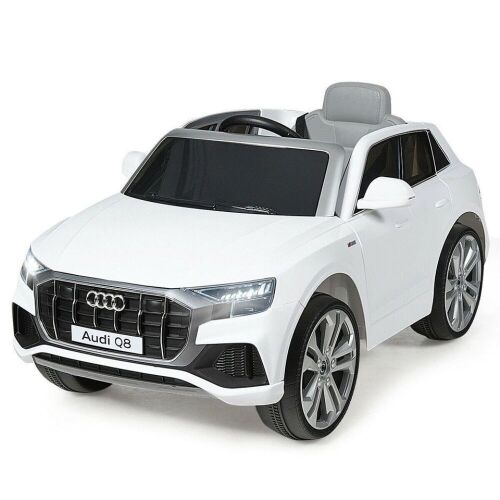 Kids 12V Ride-On Car - White Audi Q8 - Lot 63