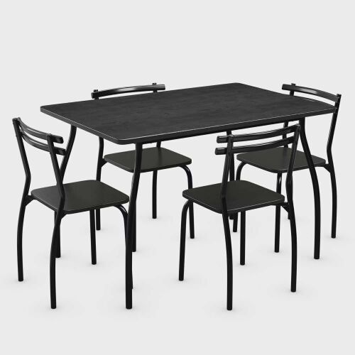 5 Pcs Dining Set Table 30'' and 4 Chairs - Lot 58