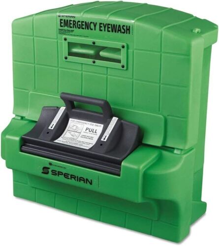 Honeywell Fendall Pure Flow 1000 Eyewash Station, 7 Gallon Capacity, 15 Min Wash Time, 29" L X 30" H X 17-1/4" D - Lot 14