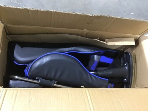 Ergonomic Gaming Chair - Blue/Black - Lot 906
