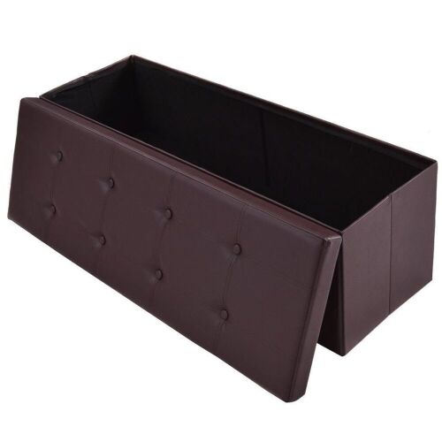 45in Folding Ottoman - Brown - Lot 392