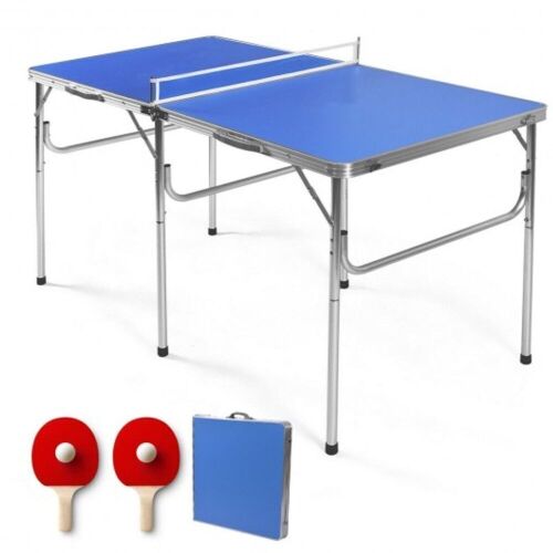 60" Portable Ping Pong Folding Table with Accessories  - Lot 261