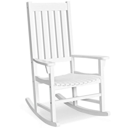 White Wooden Rocking Chair - Lot 972