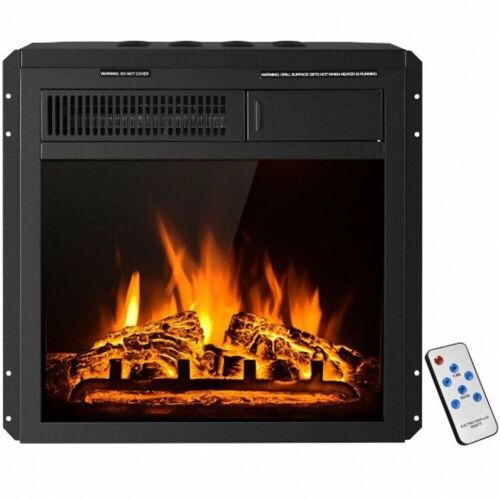 18" Electric Fireplace with Remote  - Lot 282