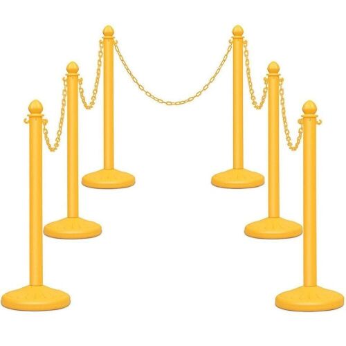 39.5" 6-Piece Plastic Stanchion - Lot 272