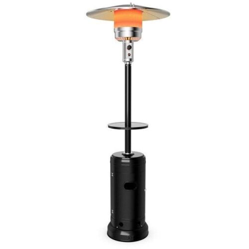Outdoor Standing Propane Heater with Table & Wheels - Lot 33