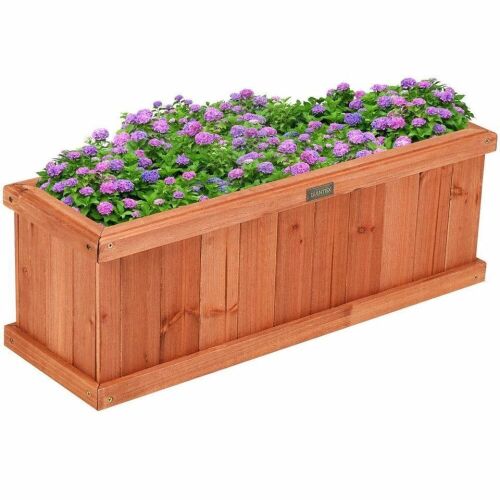 2'x4" Wooden Decorative Planter Box - Lot 689