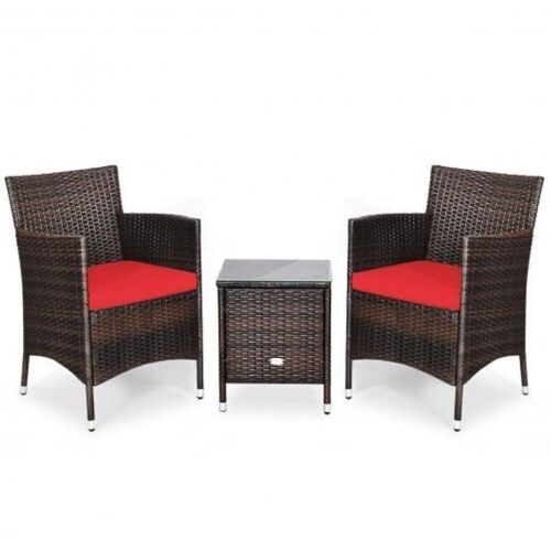 3-Piece Rattan Patio Furniture Set - Lot 1150