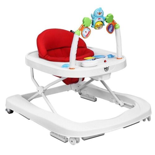 2-in-1 Foldable Baby Walker with Adjustable Height - Lot 799