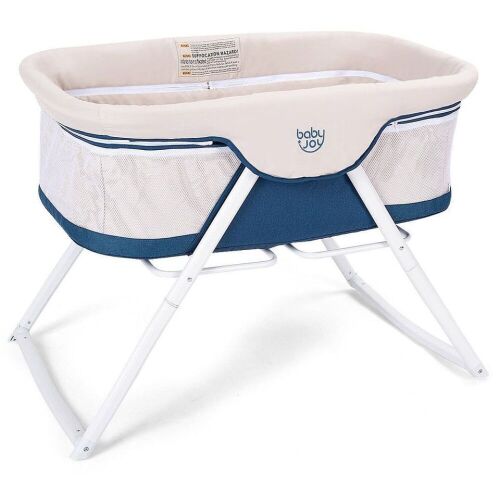 Portable Newborn Rocking Baby Bassinet Crib - Lot 412