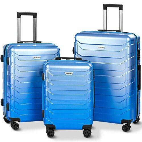 3-Piece Expandable Suitcase with TSA Lock - Lot 449