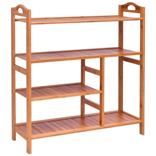 4-Tier Bamboo Shoe Rack - Lot 808