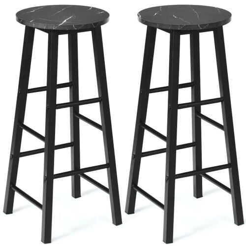 Set of (2) Dining Height Bar Stools - Lot 636