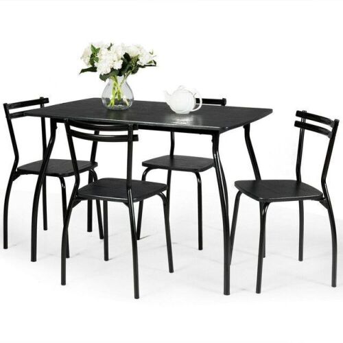 5 Pcs Dining Set Table and Chairs  - Lot 40