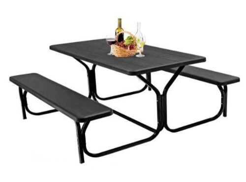 Metal Picnic Table Bench Set - Lot 73