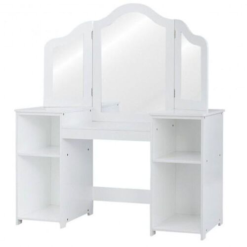 Kids Tri-Folding Mirror Vanity Table Set - Lot 1056