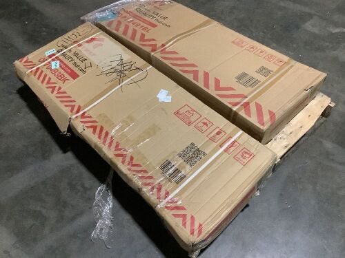 Lot of (2) 2-Person Steel Loveseat Cushioned Patio Swing - Lot 838