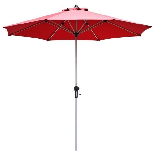 9' Patio Umbrella - Burgundy - Lot 1086