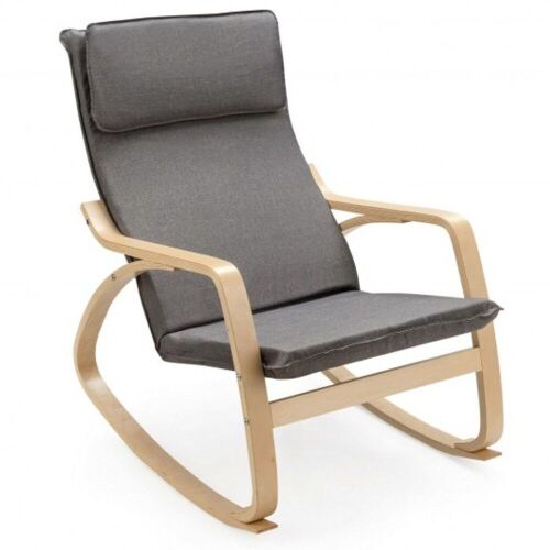Modern Bentwood Rocking Chair - Gray - Lot 196