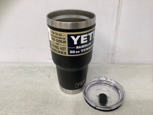 Yeti Tumbler, Missing Slider, E-Comm Return - Lot 484