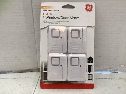 4 Window/Door Alarm, Powers Up, Appears New - Lot 124