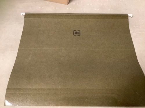 TruRed Reinforced Box Bottom Hanging Folders, E-Comm Return - Lot 363