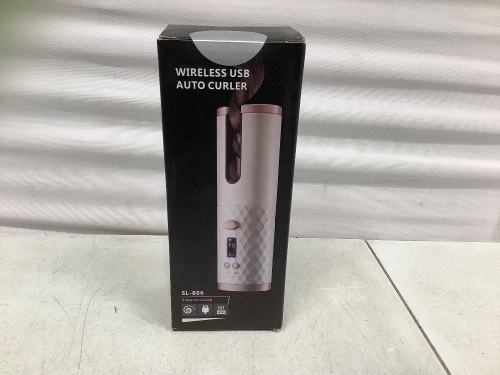 Wireless USB Auto Curler, Powers Up, Appears New - Lot 429